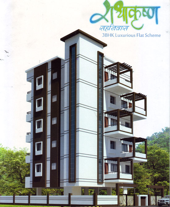 Elevation of 2 BHK Flat Scheme in Gandhi Nagar