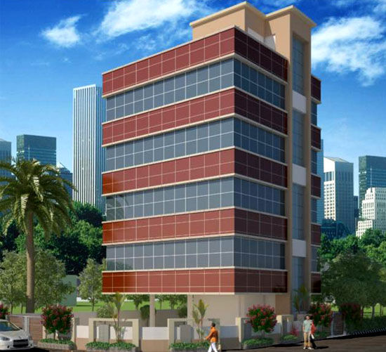 Elevation of 2 BHK Flat Scheme in Gandhi Nagar